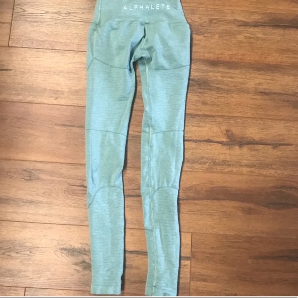 SOLD -Alphalete jade green XS triangle crotch